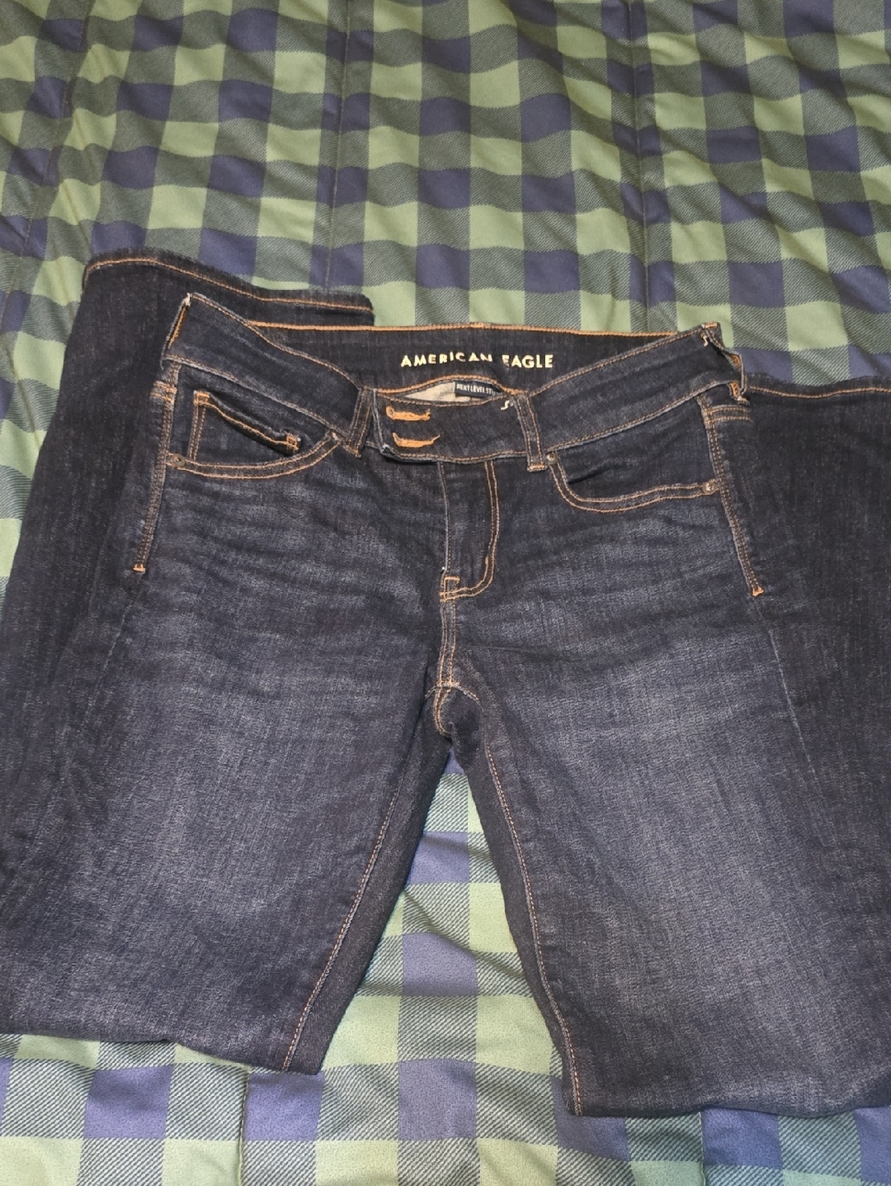 Ladies Size 8 American Eagle "Kick Boot" Jeans..new Without Tags